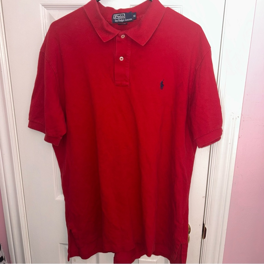 Ralph Lauren Men's Vibrant Red Polo Shirt